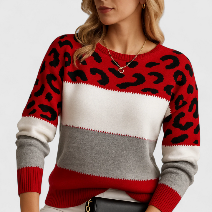 Polina | Leopardikuosis Rentosweater