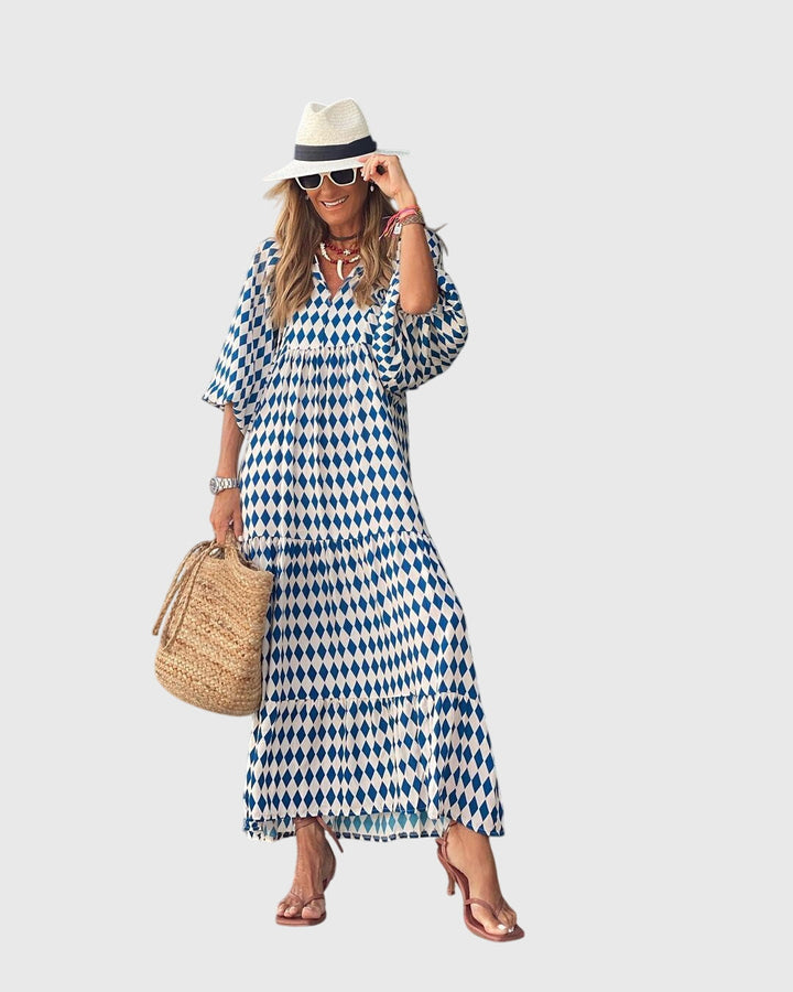 Sarrah™ - Boho Maxi Mekko