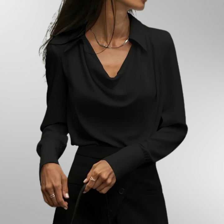 Violet™ | Elegantti satiinipusero