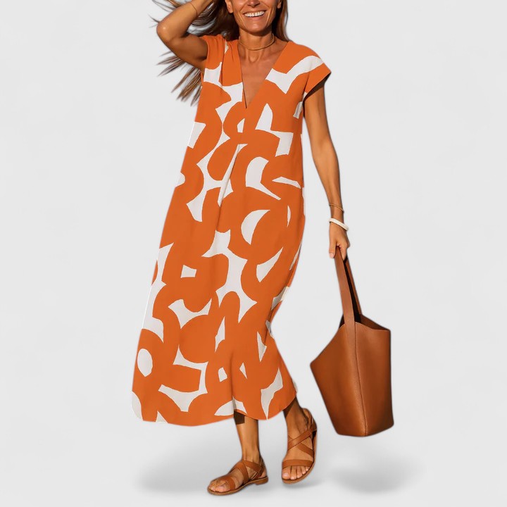 Lysandra | Yksinkertainen Maxi Mekko