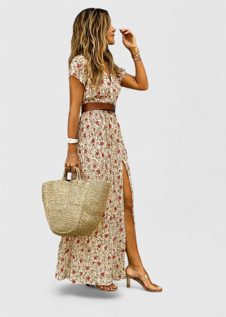 Lorrainee | Tyylikäs Boho Maxi Mekko