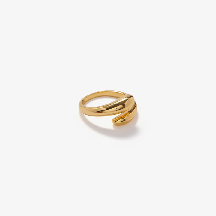 Minimalistinen Vesipisara Sormus