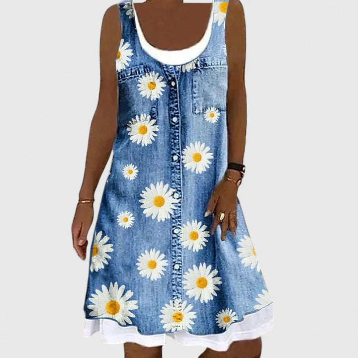 Gerd – Pehmeä ja Tyylikäs Denimmekko