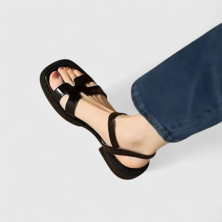 Deliane | Tyylikkäät Litteät Sandalit
